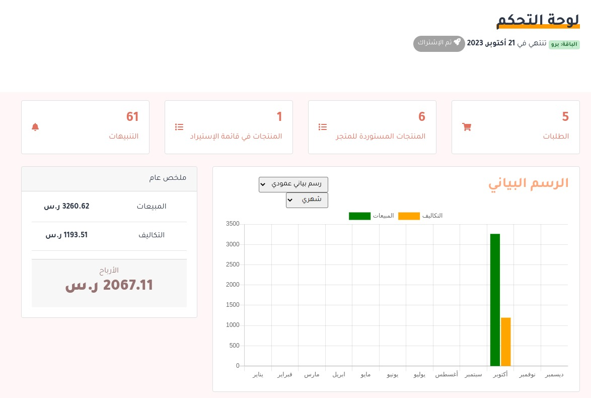 لوحة تحكم دروبشيبنق